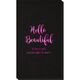 Hello Beautiful Linen Like Guest Towels Image 3 of 4